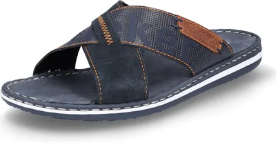 Produktbild von Rieker Herren Pantolette blau