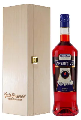 Produktbild von Madruzzo Aperitivo 1,0L mit Geschenk-Holzkiste