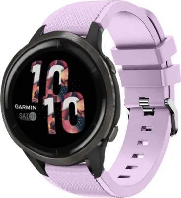 Produktbild von Strap-it Garmin Venu 2 Armband Silikon - 45mm - Lila