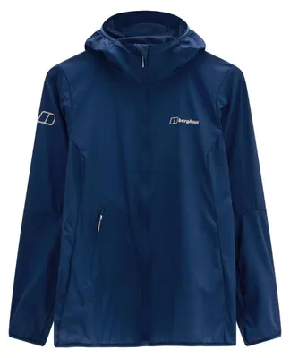 Immagine prodotto di Giacca antivento Pendower da donna - giacca leggera e pieghevole, ideale per trail e montagna - Berghaus, colore: Hale Navy (blu scuro/blu scuro), taglia: UK 8 // DE 34