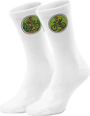 Produktbild von epicsocks Fahrradabenteuer Bergab läuft’s Socken in 42-46 im Paar