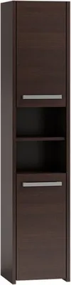 Obrázok produktu pre Kúpeľňová skrinka Kúpeľňový nábytok Kúpeľňová skrinka Vysoká skrinka Moderná 170cm mix , farba:wenge