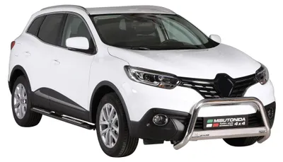 Immagine prodotto di Minigonne laterali in acciaio inox per Renault Kadjar 2015-2018 nero