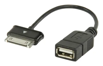 Immagine prodotto di Valueline, cavo USB-A/Samsung a 30 pin per la ricarica e la sincronizzazione dei dati 20 cm, nero