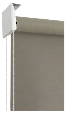 Produktbild von Außenrollo 100% blickdicht Rollo Senkrechtmarkise Balkonrollo Sichtschutz Rollo Beschattung (100 x 140 cm, Grau)