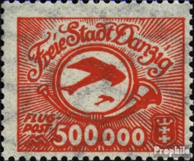 Produktbild von Briefmarken Danzig 1923 Mi 178 postfrisch Flugpost