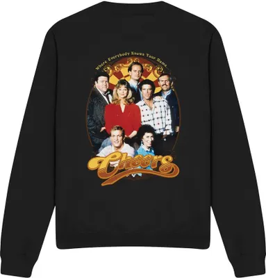 Produktbild von Cheers - Sweatshirt für Herren/Damen Uni TV12418 (S) (Schwarz)