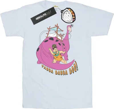Produktbild von The Flintstones - "Yabba Dabba Doo" T-Shirt für Herren BI25095 (3XL) (Weiß)