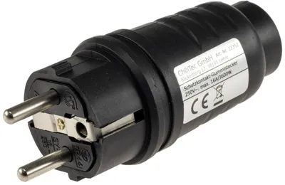 Produktbild von Schutzkontakt-Gummistecker für Außen 250V/16A IP44