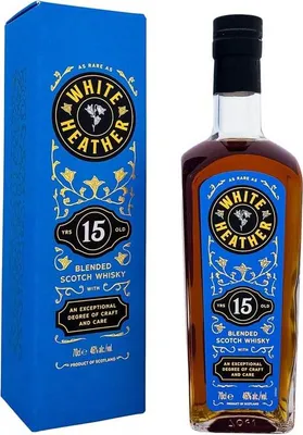 Produktbild von White Heather 15 Years + Box 700ml 46% Vol.