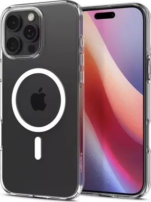 Produktbild von Spigen Liquid Crystal MagFit, Cover, Apple, iPhone 16 Pro, 16 cm (6.3"), Transparent