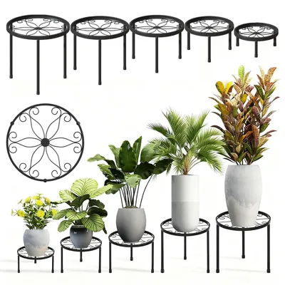 Produktbild von Blumenständer 5er-Set Pflanzenständer Blumenhocker Pflanzenregal Blumenregal