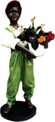Produktbild von Design Blumenhändler Figur Statue Skulptur Figuren Skulpturen Dekoration 7059