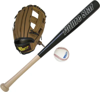 Zdjęcie produktu dla Zestaw Baseballowy BRETT Junior Kij + Piłka + Rękawica