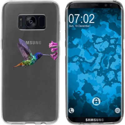 Produktbild von PhoneNatic Case kompatibel mit Samsung Galaxy S8 Silikon-Hülle Vektor Tiere M3