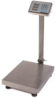 Image de Balance de comptoir électronique avec batterie intégrée rechargeable et équipée de roulettes, idéale pour un commerce