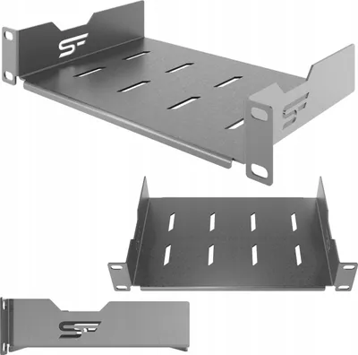 Obrázok produktu pre Polica RACK 10" 1U 150 mm Polica do skrine RACK Standard Pevná pozink Stalflex