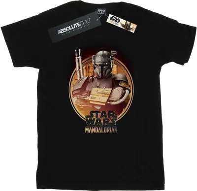 Produktbild von Star Wars - "The Mandalorian" T-Shirt für Herren BI47126 (M) (Schwarz)