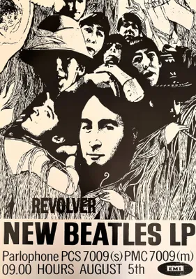 Obrázek produktu pro The Beatles – Revolver – Plakát – 59x84 cm