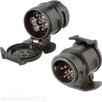Produktbild von Adapter Anhängerstecker 13 auf 7 Pol
