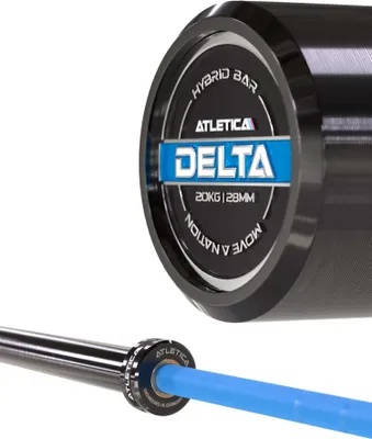 Produktbild von ATLETICA Langhantel | Delta | Electric Blue | 20kg | IPF- & IWF-Markierungen | 1000kg Belastbarkeit