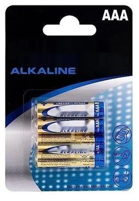 Produktbild von Memorex AAA Alkaline Batterien, 4 Stück