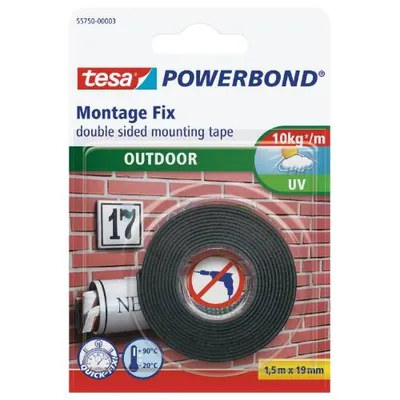 Obrázok produktu pre Lepiaca páska, obojstranná, do exteriéru, 19 mm x 1,5 m, TESA "Powerbond"