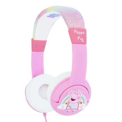 Produktbild von OTL Technologies Peppa Pig PP0776, Kabelgebunden, Musik, 20 - 20000 Hz, 88 g, Kopfhörer, Mehrfarbig