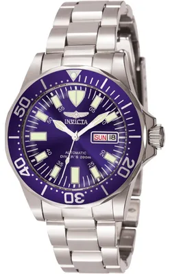 Immagine prodotto di Invicta Signature 7042 Orologio da Uomo - Movimento Automatico - Acciaio Inossidabile con Quadrante Blu - 40 mm