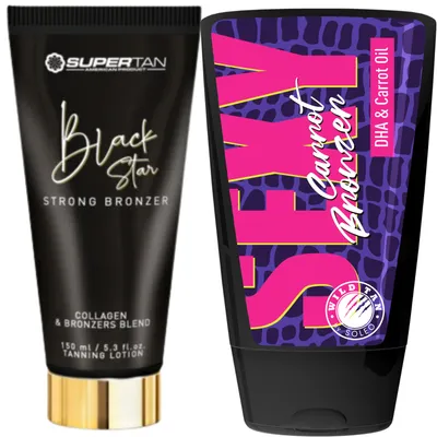 Produktbild von Supertan Black Star + Wild Tan Sexy Carrot Gratis