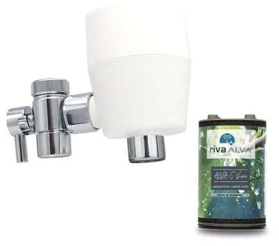 Produktbild von rivaALVA-S Viva Wasserhahnfilter | Blockaktivkohlefilter