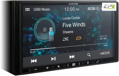 Obrázek produktu pro Alpine ILX-W650BT – autorádio 2 DIN, univerzální, s CarPlay, Android Auto a Bluetooth