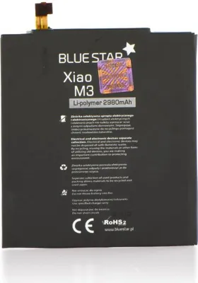 Imagen del producto de Batería de reemplazo Bluestar, compatible con Xiaomi Mi3, 2980 mAh. Batería de repuesto, modelo BM31