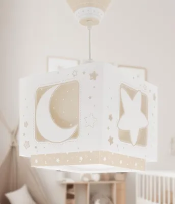 Zdjęcie produktu dla Lampa sufitowa Moonlight - Księżyc i Gwiazdy dla dzieci beżowy