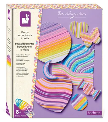 Produktbild von Janod Kreativset - Scoubidou Dekorationen basteln für Kinder