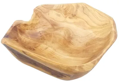 Obrázek produktu pro Dřevěná mísa na podávání ovocných salátů, 15-19 cm