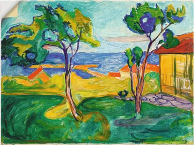 Produktbild von ARTland Wandbild, selbstklebend Der Garten in Asgardstrand. 1904-05 Größe: 80x60 cm