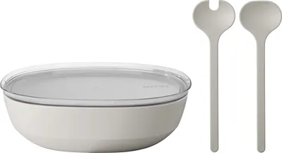 Immagine prodotto di Mepal SILUETA ciotola da portata con coperchio e salatini 4000 ml Bianco Nordico
