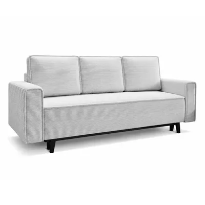 Produktbild von GOLDSTOFF Schlafsofa LUX 225 cm Cord | 200 x 124 cm Modernes Sofa mit Schlaffunktion, Bettkasten & großzügiger Liegefläche - MOS-Automatic-Mechanismus