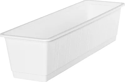 Produktbild von Geli 803-06010 Standardowy pojemnik na kwiaty, 60 x 17,5 cm, biały
