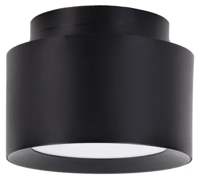 Produktbild von Spots - LED / CCT Spot "TRIMES" Ø: 14cm schwarz, Strahler im Modern Style, aus Kunststoff in schwarz, 10 cm hoch, Ø 14 cm, inkl. LED – dimmbar – CCT-Wechsler – Nachtlichtfunktion – Schiebeschalter