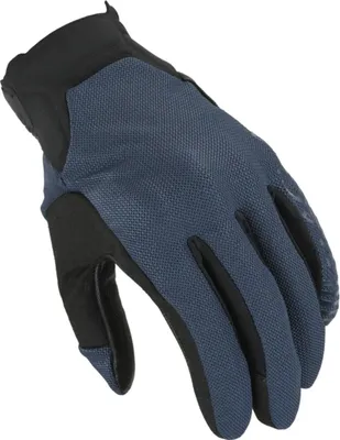 Immagine prodotto di Macna Obtain Guanti da moto in pelle, nero/blu, XL