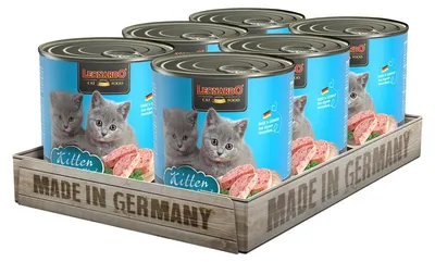 Produktbild von LEONARDO Kitten - Reich an Geflügel 6x 800g