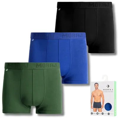 Produktbild von Boxershorts - Herrenunterwäsche Größe M - Unterhosen 3 Stück - Bambusunterwäsche
