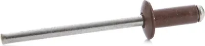 Produktbild von 50x Blindnieten 4,0 x 10mm Popnieten Alu/Stahl Flachkopf Nieten DIN 7337