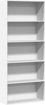 Produktbild von Bücherregal Weiß 80x30x189 cm Holzwerkstoff