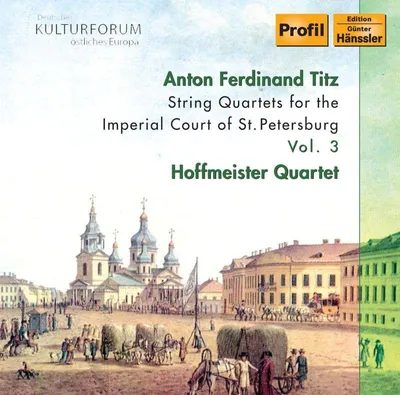 Produktbild von Hoffmeister Quartett: Streichquartette Vol.3