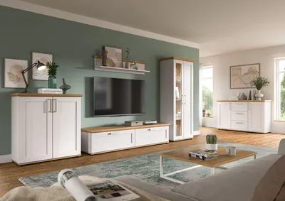 Produktbild von xonox.home Highboard Kommode Anrichte Verona Sibiu Lärche Nachbildung 84x88x37cm