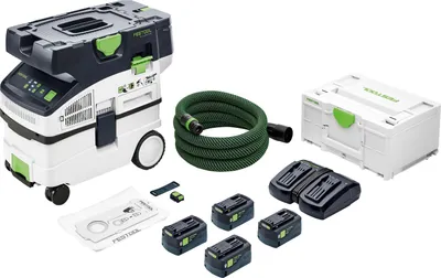Produktbild von Festool Akku-Absaugmobil CTMC MIDI I-Plus CLEANTEC, mit Energie-Set und Zubehör