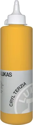 Produktbild von Lukas Cryl Terzia Plastic Bottle Acrylfarbe Indian Yellow 500 ml 1 stk